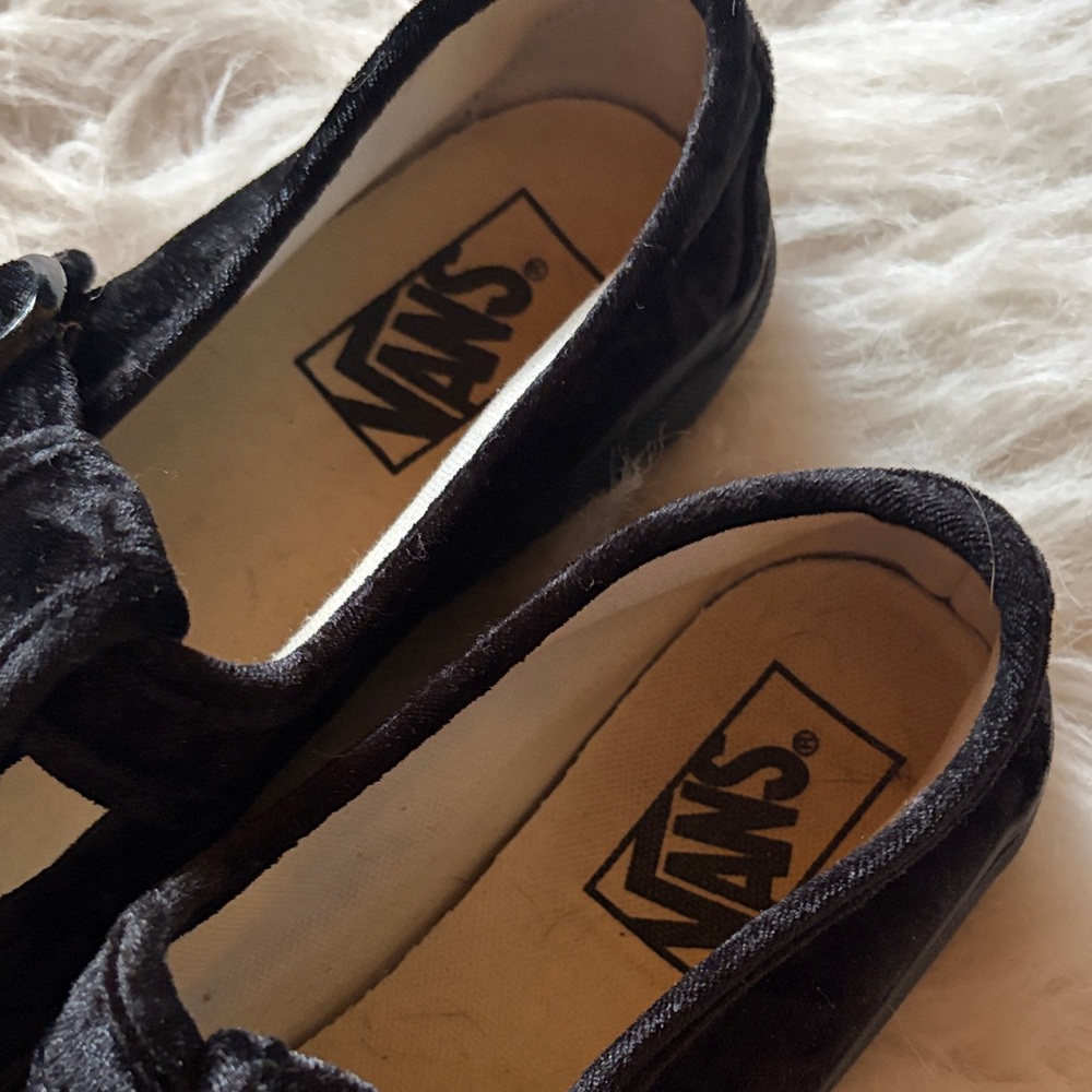 Vans 93 Mary Janes in velvet - Picture 2 of 11